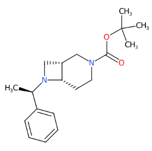 (1R,6S)-3-Boc-7-[(R)-1-苯基乙基]-3,7-二氮杂双环[4.2.0]辛烷-CAS:1820572-07-3