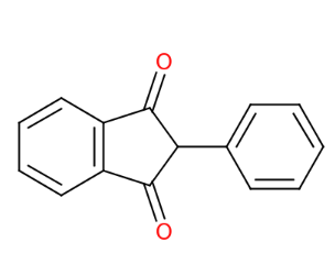 2-苯基-1,3-茚满二酮-CAS:83-12-5