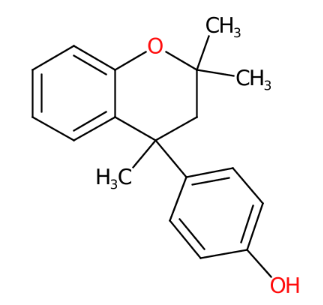 4-(2,2,4-三甲基色满-4-基)苯酚-CAS:472-41-3