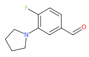 3-(1-吡咯烷基)-4-氟苯甲醛-CAS:1197193-31-9
