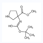 3-((叔丁氧基羰基)氨基)吡咯烷-3-羧酸甲酯-CAS:1382035-21-3