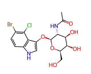 5-溴-4-氯-3-吲哚基-N-乙酰-beta-D-氨基半乳糖苷-CAS:129572-48-1