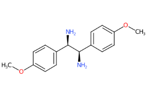 (1R,2R)-1,2-二(4-甲氧基苯基)-乙二胺-CAS:58520-03-9