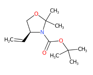 (S)-2,2-二甲基-4-乙烯基恶唑烷-3-羧酸叔丁酯-CAS:133625-87-3