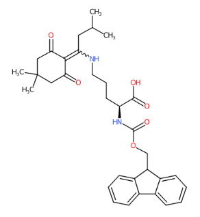 (S)-2-((((9H-芴-9-基)甲氧基)羰基)氨基)-5-((1-(4,4-二甲基-2,6-二氧代环己亚基)-3-甲基丁基)氨基)戊酸-CAS:1198321-33-3