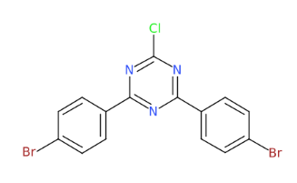 2,4-双(4-溴苯基)-6-氯-1,3,5-三嗪-CAS:754980-62-6
