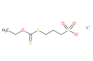 (O-乙基二硫代碳酸)-S-(3-磺酸基丙基)酯钾盐-CAS:93841-14-6