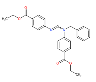N,N'-双(4-乙氧甲酰基苯基)-N-苄基甲脒-CAS:586400-06-8