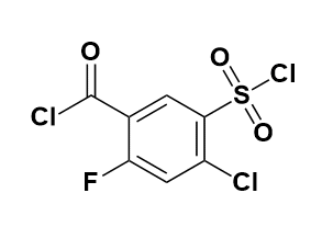 4-氯-5-(氯磺酰基)-2-氟苯甲酰氯-CAS:1602712-84-4