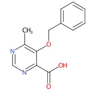 5-(苄氧基)-6-甲基嘧啶-4-羧酸-CAS:2708287-15-2