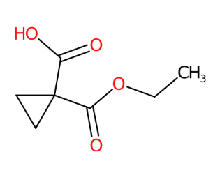 1-(乙氧羰基)环丙烷羧酸-CAS:3697-66-3