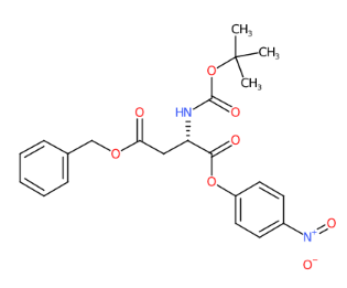 4-苄基1-(4-硝基苯基)(叔丁氧基羰基)-L-天冬氨酸-CAS:26048-69-1