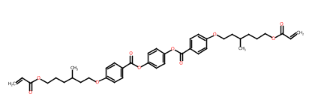1,4-亚苯基双(4-((6-(丙烯酰氧基)-3-甲基己基)氧基)苯甲酸酯)-CAS:150809-89-5