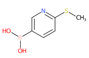 6-(甲硫基)吡啶-3-基硼酸-CAS:321438-86-2