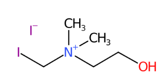 2-羟基-N-(碘甲基)-N,N-二甲基碘化乙铵-CAS:28508-22-7