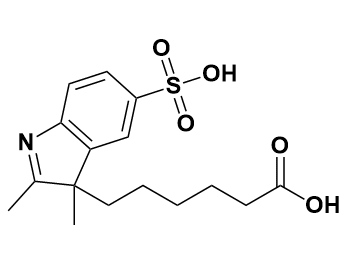 6-(2,3-二甲基-5-磺基-3H-吲哚-3-基)己酸-CAS:407627-51-4
