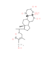 3Β,4Β,5Α,6Β,27-五羟基-1-氧代-24-烯内酯-CAS:1392819-95-2