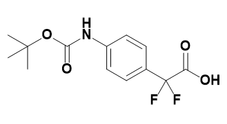 2-(4-((叔丁氧羰基)氨基)苯基)-2,2-二氟乙酸-CAS:2228368-99-6
