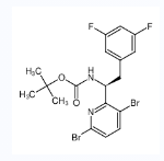 (S)-(1-(3,6-二溴吡啶-2-基)-2-(3,5-二氟苯基)乙基)氨基甲酸叔丁酯-CAS:1620056-47-4