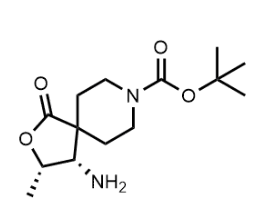 (3S,4S)-4-氨基-3-甲基-1-氧代-2-氧杂-8-氮杂螺[4.5]癸烷-8-羧酸叔丁酯-CAS:2414415-67-9