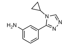 3-(4-环丙基-4H-1,2,4-三唑-3-基)苯胺-CAS:1249359-62-3