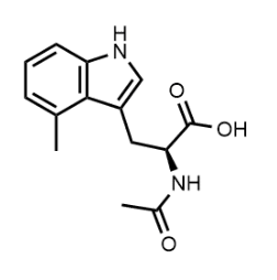 2-乙酰氨基-3-(4-甲基-1H-吲哚-3-基)丙酸-CAS:71953-89-4