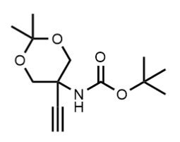 (5-乙炔基-2,2-二甲基-1,3-二恶烷-5-基)氨基甲酸叔丁酯-CAS:364631-74-3
