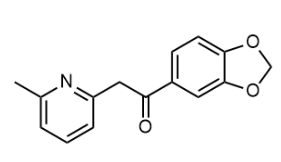 1-(苯并[d][1,3]二羟基-5-基)-2-(6-甲基吡啶-2-基)乙烷-1-酮-CAS:356560-89-9