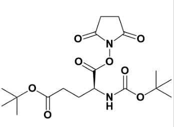 叔丁氧羰基-(O叔丁基)谷氨酰-琥珀酰亚胺-CAS:32886-55-8