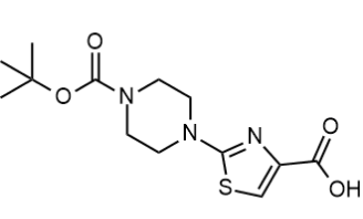 2-[1-(叔丁氧羰酰)-4-哌啶基]-1,3-噻唑-4-甲酸-CAS:668484-45-5