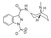 1-甲基-N-(endo-9-甲基-9-氮杂双环[3.3.1]壬-3-基)-1H-吲唑-3-甲酰胺-CAS:109889-09-0
