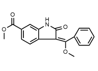 (E)-3-(甲氧基(苯基)亚甲基)-2-氧代二氢吲哚-6-羧酸甲酯-CAS:1168150-46-6
