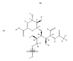 2-(乙酰氨基)-2-脱氧-4-O-(4-脱氧-ALPHA-L-苏式-己-4-烯吡喃糖基)-D-葡萄糖 6-(硫酸氢酯)二钠盐-CAS:136098-06-1