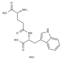 N5-((S)-1-羧基-2-(1H-吲哚-3-基)乙基)-D-谷氨酰胺 盐酸盐-CAS:1029401-59-9