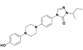 2,4-二氢-4-[4-[4-(4-羟基苯基)哌嗪-1-基]苯基]-2-(1-甲基丙基)-3H-1,2,4-三唑-3-酮-CAS:106461-41-0