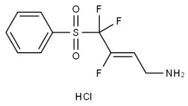 (Z)-3,4,4-三氟-4-(苯磺酰基)丁-2-烯-1-胺 盐酸盐-CAS:2584947-79-3