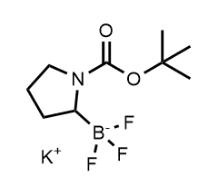 三氟硼酸钾(1-(叔丁氧基羰基)吡咯烷-2-基）-CAS:1684443-00-2