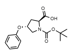 (2S,4R)-1-(叔丁氧基羰基)-4-苯氧基吡咯烷-2-羧酸-CAS:147267-15-0