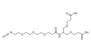 2-(叠氮基-PEG3-氨基)-1,3-双(羧乙氧基)丙烷-CAS:2086689-05-4