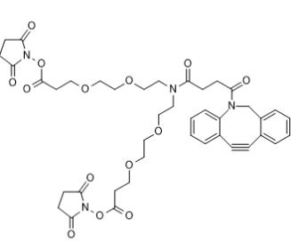 N-二苯并环辛炔-N-双(peg2-琥珀酰亚胺酯)-CAS:2128735-29-3