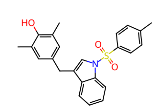 2,6-二甲基-4-((1-对甲苯磺酰基-1H-吲哚-3-基)甲基)苯酚-CAS:2447607-85-2