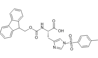 Na-(((9H-芴-9-基)甲氧基)羰基)-Nt-对甲苯磺酰基-L-组氨酸-CAS:112380-10-6