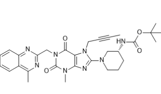 R)-(1-(7-(丁-2-炔-1-基)-3-甲基-1-((4-甲基喹唑啉-2-基)甲基)-2,6-二氧代-2,3,6,7-四氢-1H-嘌呤-8-基)哌啶-3-基)氨基甲酸叔丁酯-CAS:668273-75-4