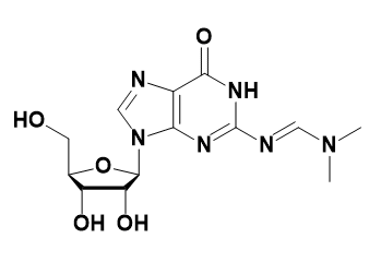 N'-(9-((2R,3R,4S,5R)-3,4-二羟基-5-(羟甲基)四氢呋喃-2-基)-6-氧代-6,9-二氢-1H-嘌呤-2-基)-N,N-二甲基甲脒-CAS:17331-16-7