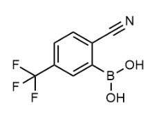 2-氰基-5-(三氟甲基)苯基硼酸-CAS:1375110-43-2