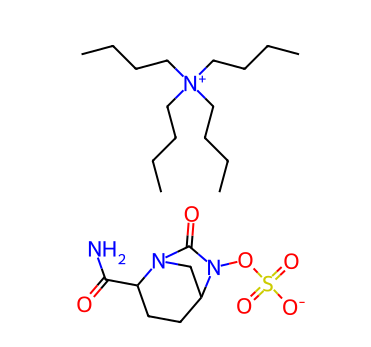 (1R,2S,5R)-2-氨基甲酰基-7-氧代-1,6-二氮杂双环[3.2.1]辛烷-6-基 硫酸酯 四丁基铵盐-CAS:1192651-80-1