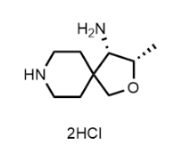 (3S,4S)-3-甲基-2-氧杂-8-氮杂螺[4.5]癸-4-胺二盐酸盐-CAS:2055761-19-6