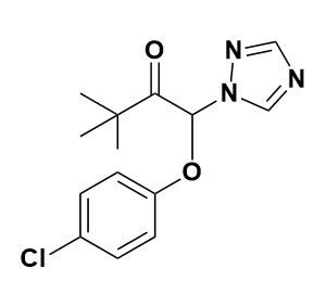 1-(4-氯苯氧基)-3,3-二甲基-1-(1H-1,2,4-三唑-1-基)丁-2-酮-CAS:43121-43-3