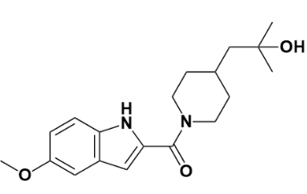 (4-(2-羟基-2-甲基丙基)哌啶-1-基)(5-甲氧基-1H-吲哚-2-基)甲酮-CAS:1126084-37-4