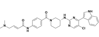 (R,E)-N-(4-(3-((5-氯-4-(1H-吲哚-3-基)嘧啶-2-基)氨基)哌啶-1-羰基)苯基)-4- (二甲基氨基)丁-2-烯酰胺-CAS:1702809-17-3